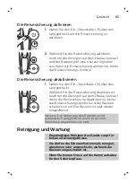 Preview for 65 page of Philips Norelco SW9700 User Manual