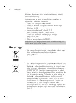 Preview for 122 page of Philips Norelco SW9700 User Manual