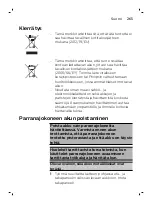 Preview for 265 page of Philips Norelco SW9700 User Manual