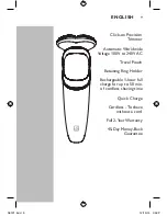 Предварительный просмотр 7 страницы Philips Norelco User Manual