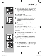Предварительный просмотр 19 страницы Philips Norelco User Manual