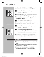 Предварительный просмотр 58 страницы Philips Norelco User Manual