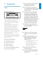 Предварительный просмотр 4 страницы Philips NP2500/37B User Manual