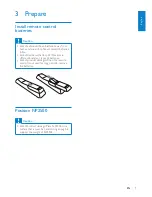 Предварительный просмотр 10 страницы Philips NP2500/37B User Manual