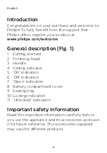 Предварительный просмотр 18 страницы Philips NT1140/15 Manual