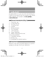 Предварительный просмотр 18 страницы Philips NT1150/10 User Manual