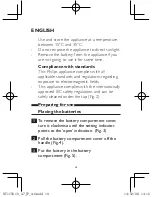 Предварительный просмотр 20 страницы Philips NT1150/10 User Manual