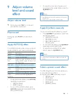 Preview for 19 page of Philips NTRX500 User Manual