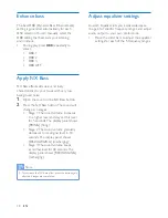 Preview for 20 page of Philips NTRX500 User Manual