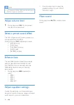 Preview for 20 page of Philips NTRX710 User Manual