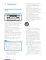 Preview for 4 page of Philips NTX400 User Manual