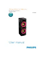 Предварительный просмотр 1 страницы Philips NTX400X User Manual