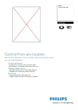 Preview for 1 page of Philips NTX6400 Specifications