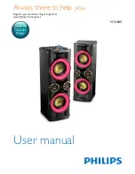 Предварительный просмотр 1 страницы Philips NTX800 User Manual