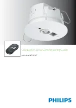 Philips OccuSwitch DALI Commissioning Manual preview