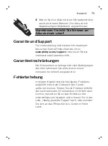 Preview for 73 page of Philips OneBlade Pro QP6620/20 User Manual