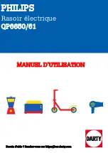 Preview for 1 page of Philips OneBlade QP6650 Manual