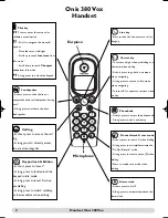 Preview for 3 page of Philips Onis 380 Duo Vox User Manual