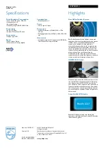 Preview for 2 page of Philips OR7000 Specifications