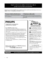 Предварительный просмотр 4 страницы Philips ORD2105 User Manual