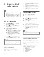 Preview for 12 page of Philips ORT7500 User Manual