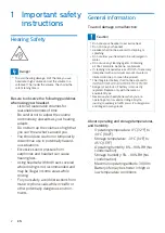 Preview for 3 page of Philips Over-ear TAPH805 User Manual