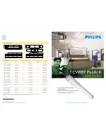 Preview for 1 page of Philips Pacific II TCW097 Specifications