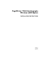 Preview for 1 page of Philips PageWriter TC20 Installation Instructions And Use