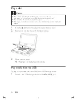 Preview for 25 page of Philips PB9001 User Manual