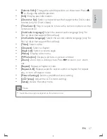 Preview for 28 page of Philips PB9001 User Manual