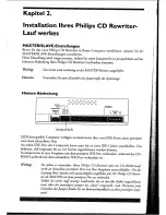 Preview for 36 page of Philips PCRW404K Owner'S Manual