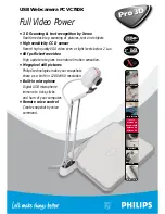 Preview for 1 page of Philips PCVC750K Pro 3D Brochure & Specs