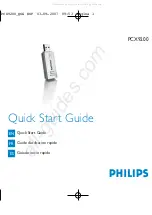 Philips PCX9200 Quick Start Manual предпросмотр