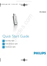 Philips PCX9200 Quick Start Manual preview