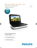 Предварительный просмотр 2 страницы Philips PD700 User Manual