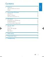 Предварительный просмотр 5 страницы Philips PD700 User Manual