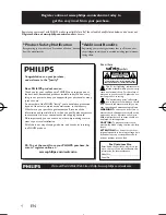 Предварительный просмотр 6 страницы Philips PD700 User Manual