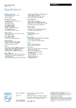 Preview for 3 page of Philips PD7000S Specifications