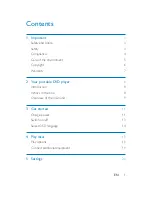 Preview for 3 page of Philips PD7001B User Manual