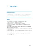 Preview for 5 page of Philips PD7001B User Manual