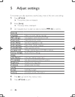 Предварительный просмотр 21 страницы Philips PD7006 User Manual