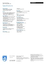 Preview for 3 page of Philips PD7006B Specifications