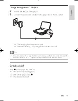 Preview for 14 page of Philips PD7006B User Manual