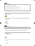 Предварительный просмотр 5 страницы Philips PD7010 User Manual