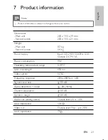 Preview for 23 page of Philips PD7012 User Manual