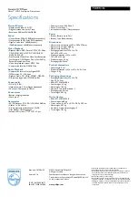 Preview for 3 page of Philips PD7013 Specifications