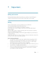 Preview for 5 page of Philips PD7015 User Manual