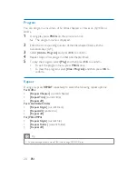 Preview for 22 page of Philips PD7015 User Manual