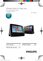 Предварительный просмотр 1 страницы Philips PD7016/07 User Manual