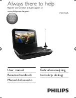 Philips PD7025 User Manual preview